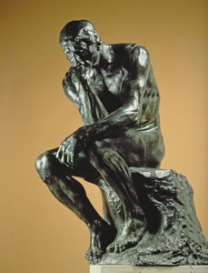 The Thinker (detail) by Auguste Rodin